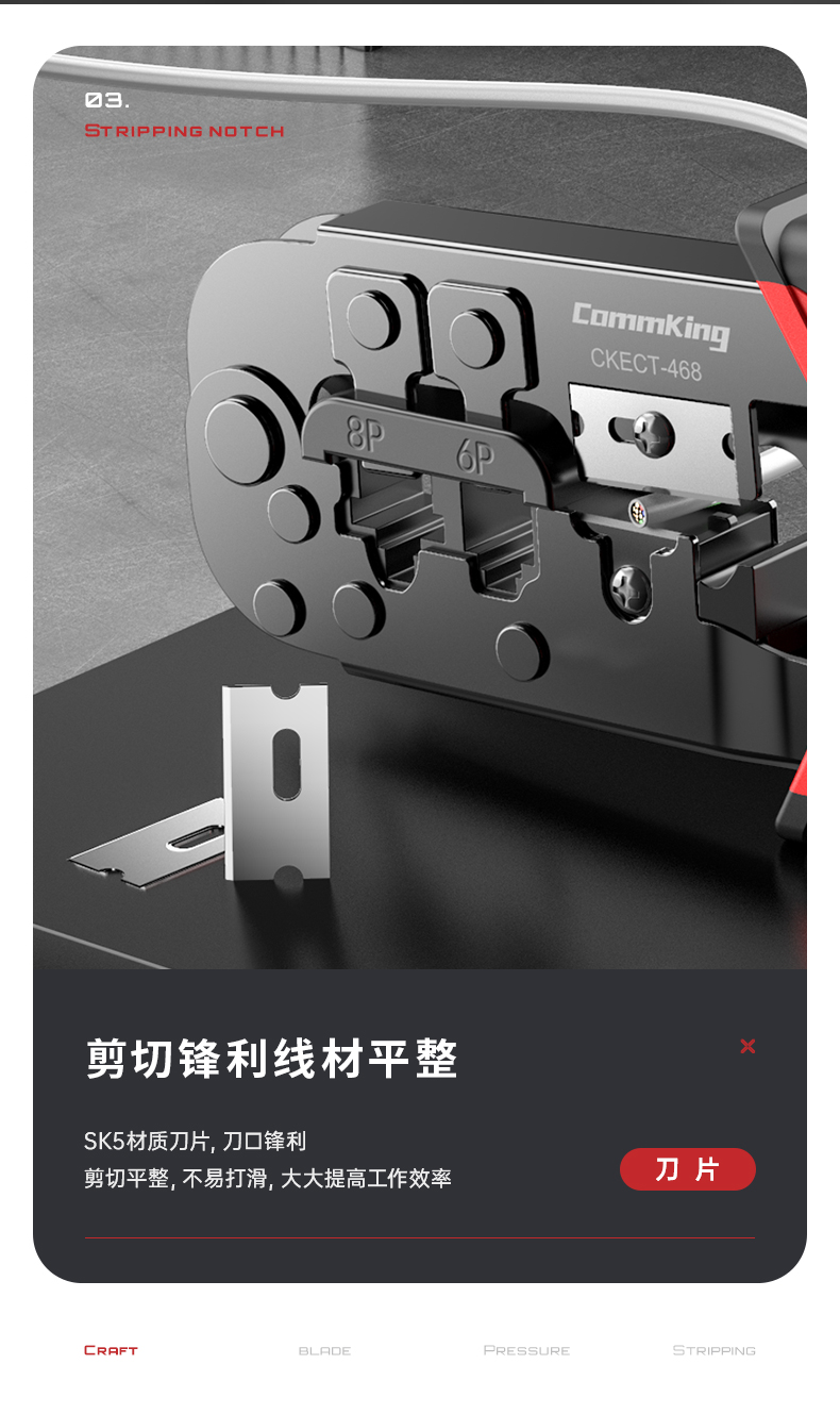 通信汪CKECT系列网线钳