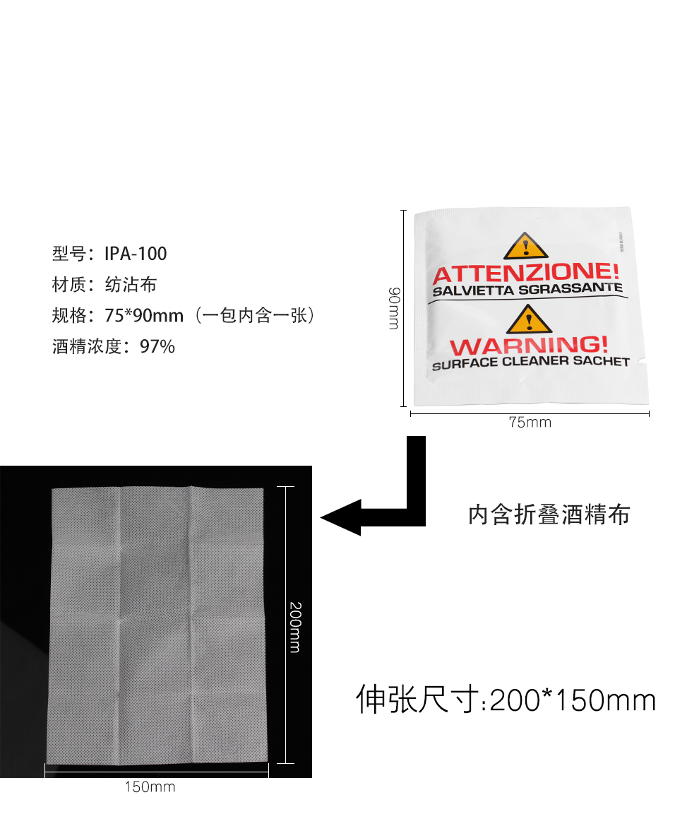 通信汪CKCW-1光纤擦拭布