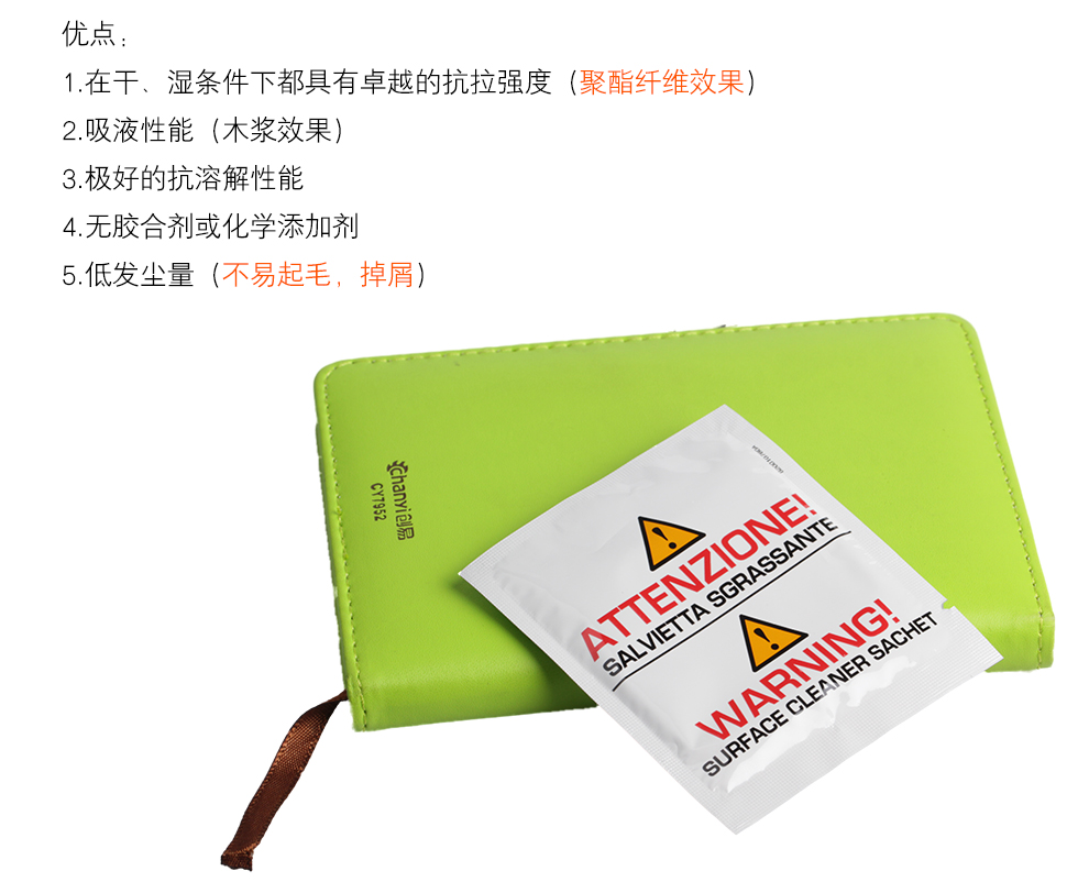 通信汪CKCW-1光纤擦拭布
