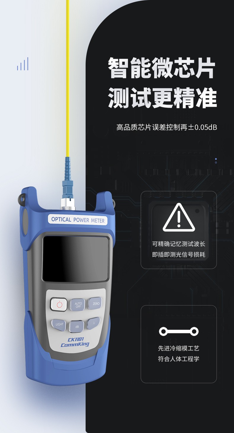 通信汪CK1101系列光功率计测试仪