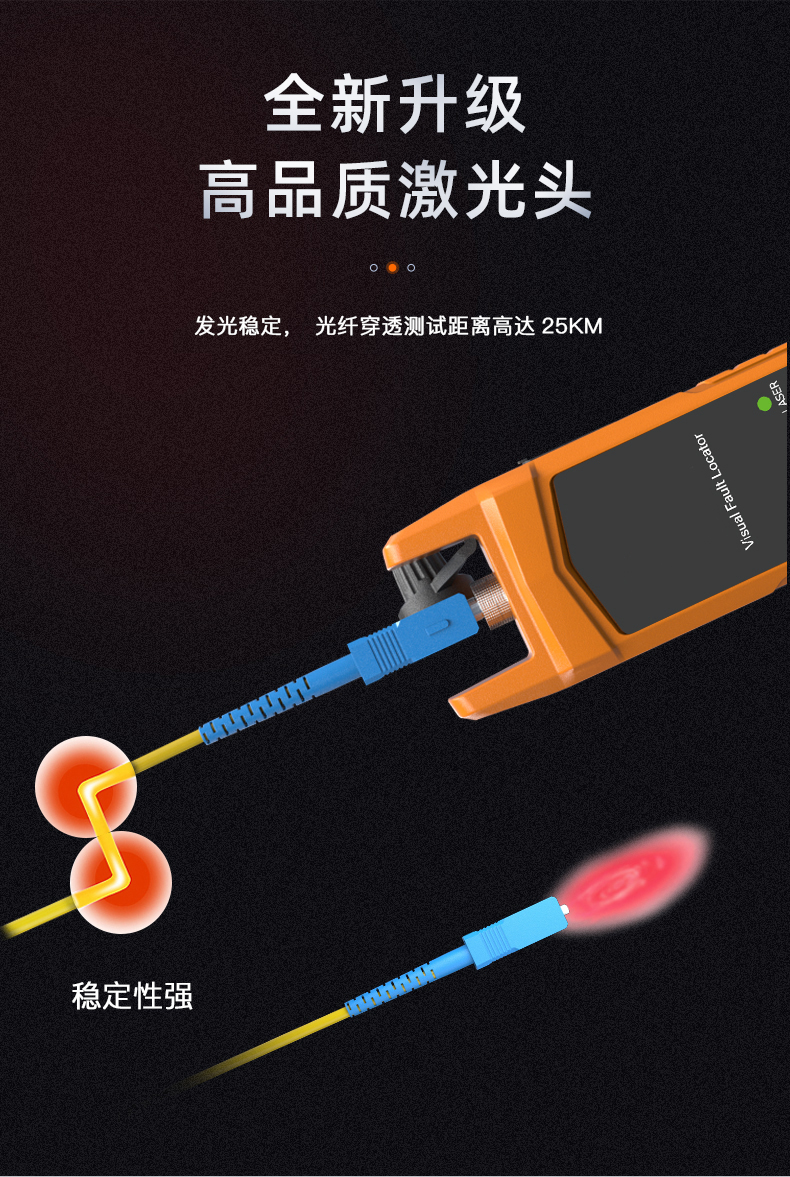 通信汪CKVFL系列可充电红光笔
